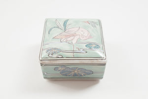 Porcelain Crane Box