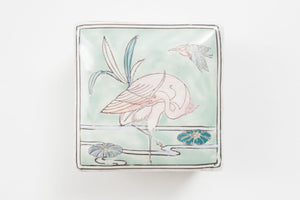 Porcelain Crane Box