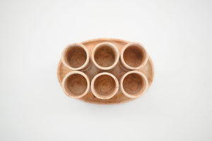 Carved Drinkware Set