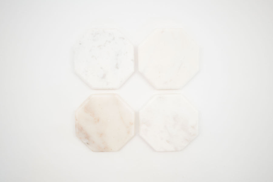 Marble Coaster Set