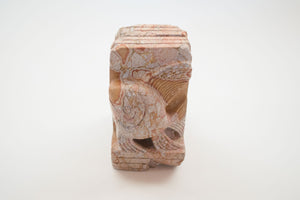 Carved Stone Bookends