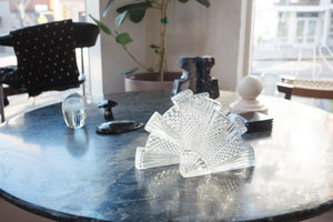 Crystal Fan Bookends