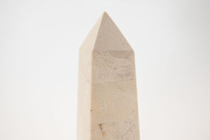 Vtg Limestone Obelisk