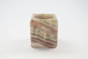 Square Onyx Votive Holder