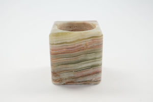 Square Onyx Votive Holder
