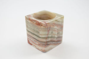 Square Onyx Votive Holder