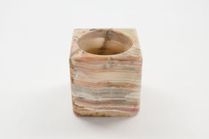 Square Onyx Votive Holder