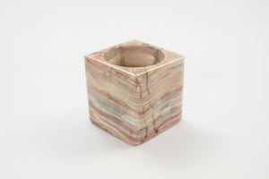 Square Onyx Votive Holder