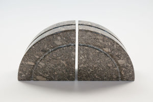 Carved Stone Bookends
