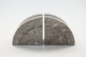 Carved Stone Bookends
