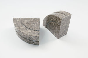 Carved Stone Bookends