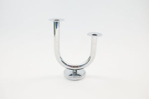 Chrome 'Taurex' Candelabra Set