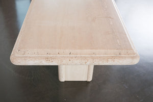 Travertine Console Table