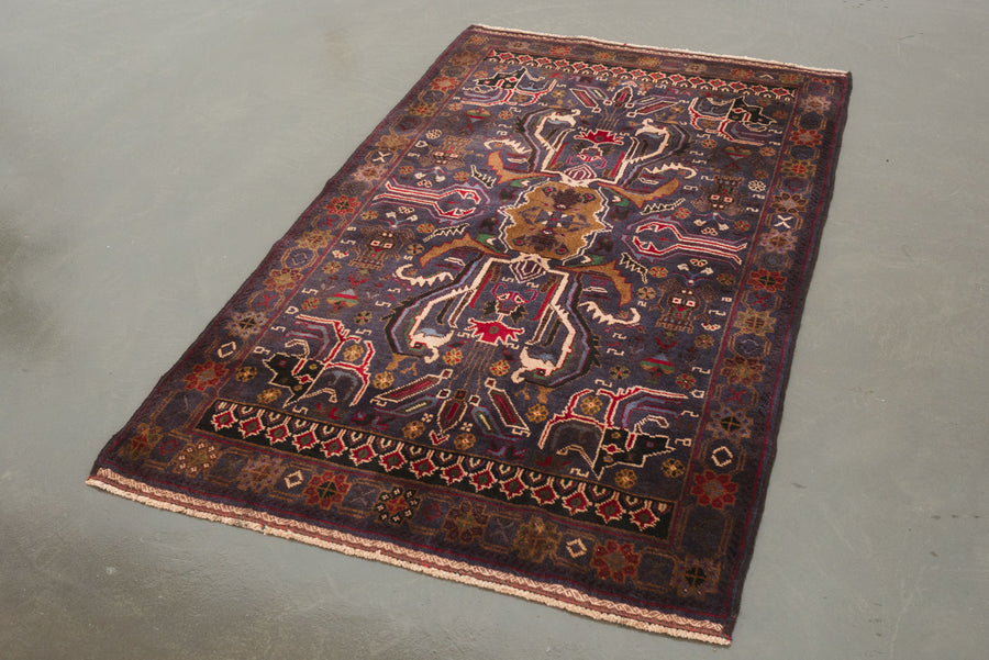 3x5 Afghan Rug | BADRAI
