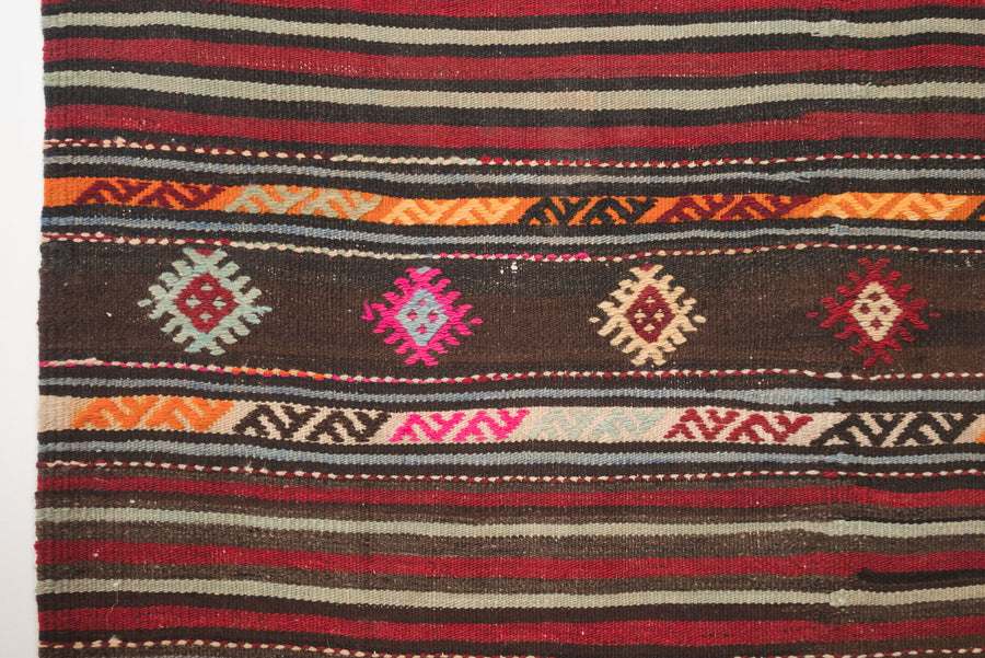 6.5x9 Turkish Kilim Rug | ERKIN