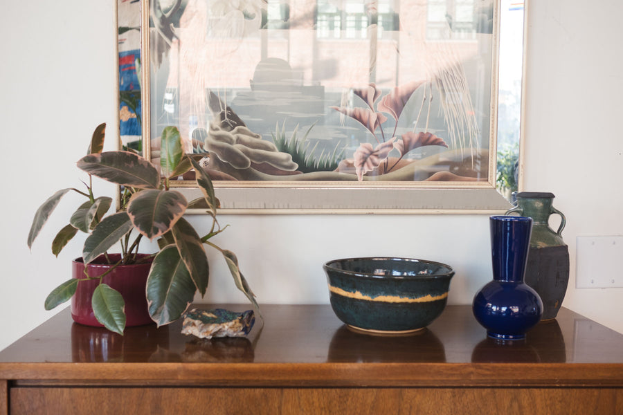 Studio Pottery Bowl By N. Reidman