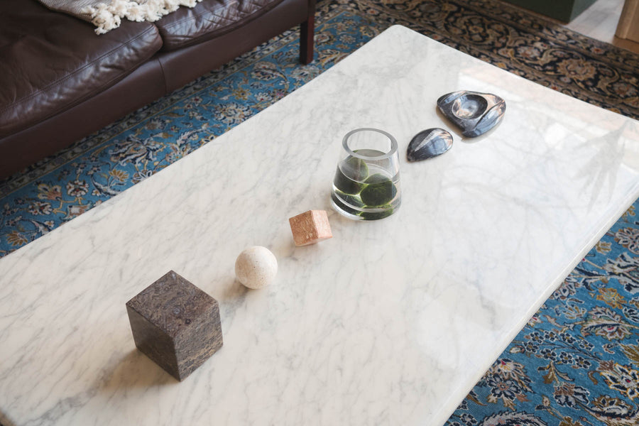 White Marble Sphere