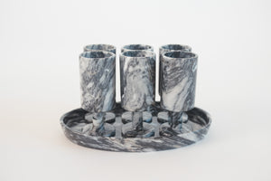 Marble Drinkware Set