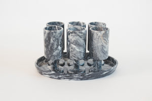 Marble Drinkware Set
