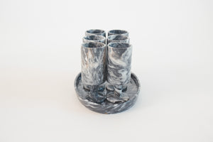 Marble Drinkware Set