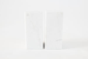 Sculptural Marble Bookends