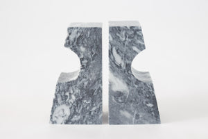 Sculptural Marble Bookends