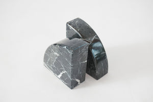 Minimalist Marble Bookends