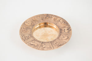 Brass Chinese Zodiac Dish