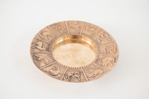 Brass Chinese Zodiac Dish