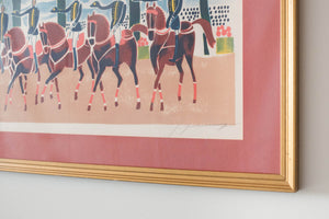 Equestrian Lithograph