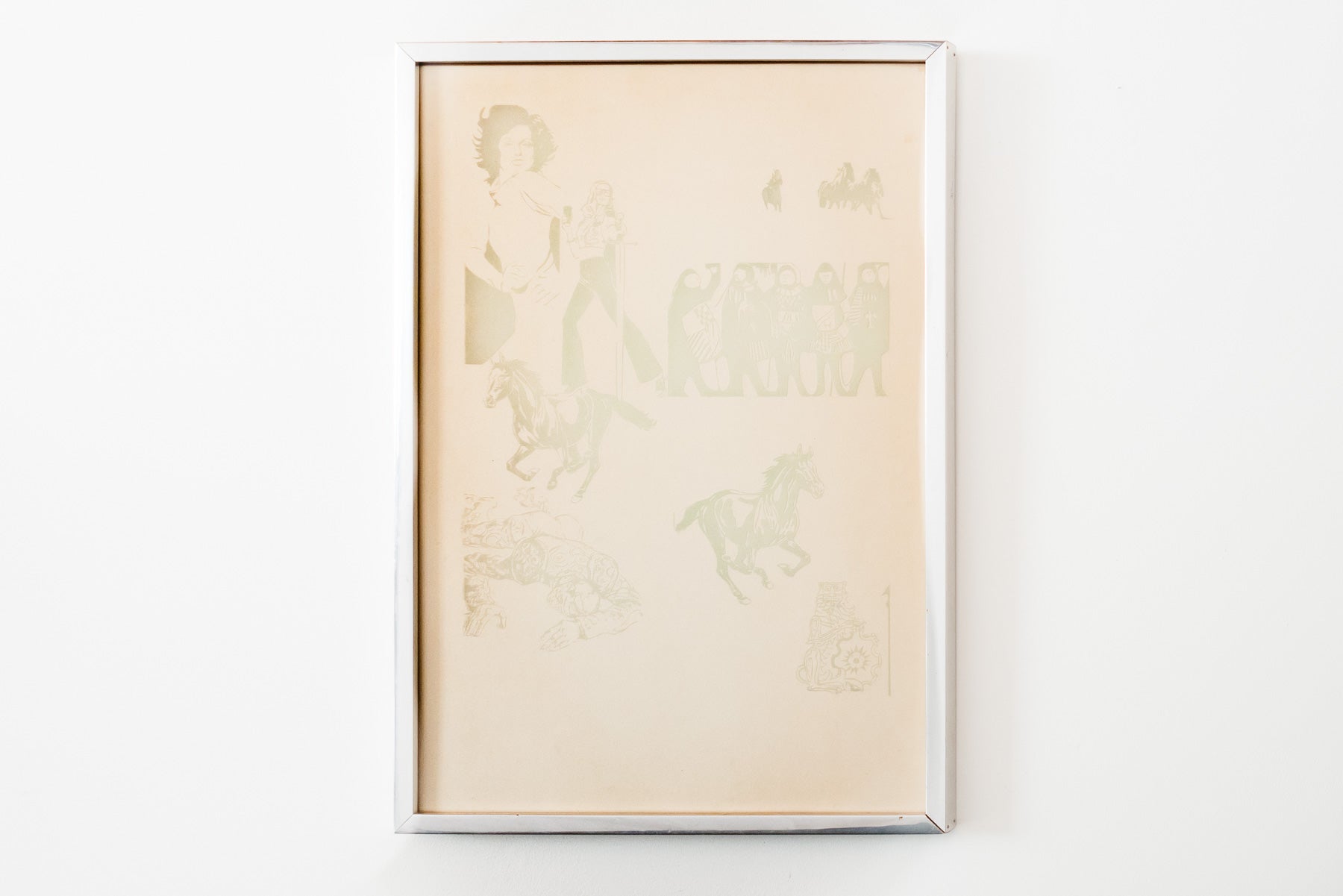 Vintage Abstract Pop Art Print