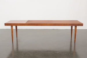 Mid Century Slat Bench