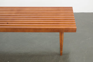 Mid Century Slat Bench