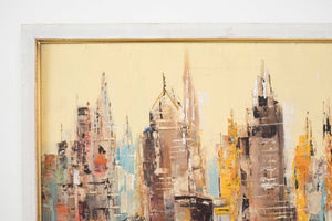 Impressionist Painting of a Cityscape