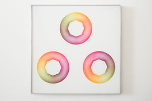Mod Neon Circles on Acrylic