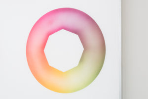 Mod Neon Circles on Acrylic