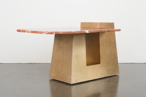 Marble & Brass Coffee Table