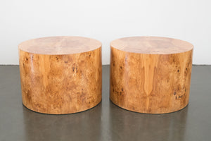 Burlwood Side Tables