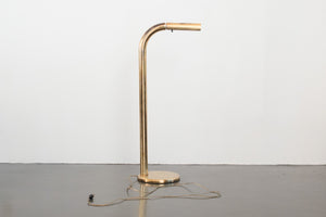Tubular Brass Floor Lamp by Robert Sonneman