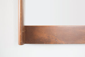 Mid Century Carved Wood Mirror
