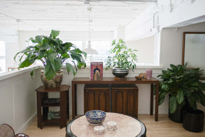 Marble & Lacquer Coffee Table