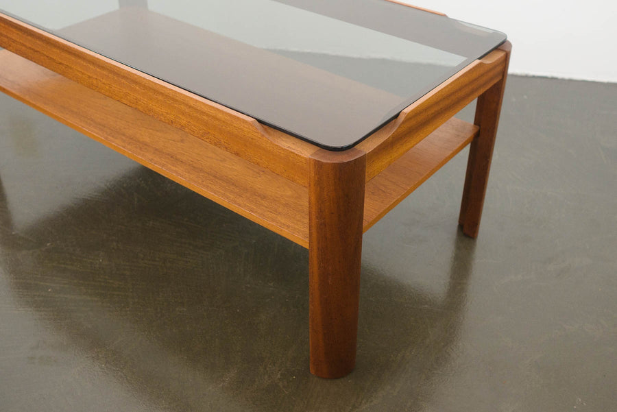MC Smoked Glass Coffee Table
