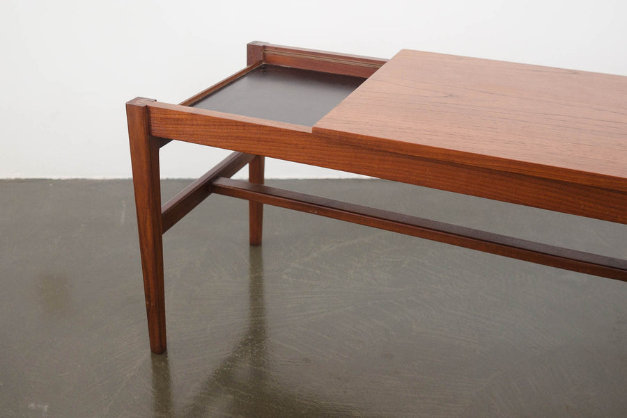 MC Teak Slide-Top Coffee Table