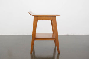 Mid Century Curve Top Nightstands