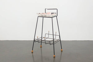 Mid Century Ceramic Shell Tray & Stand