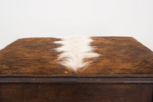 Cowhide Footstool