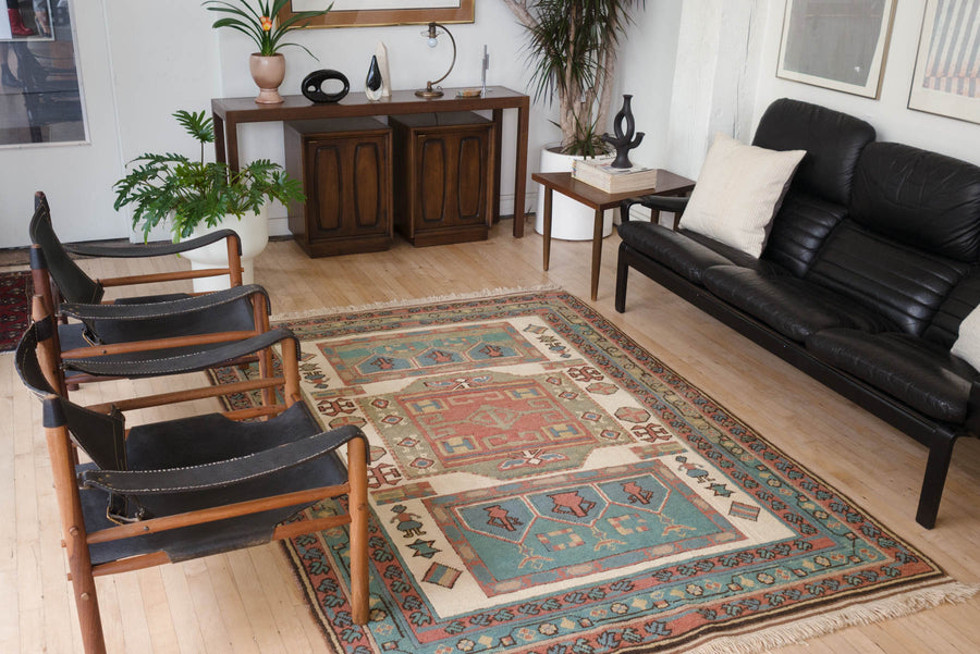 5.5x7.5 Turkish Shiravan Rug | ERTAN