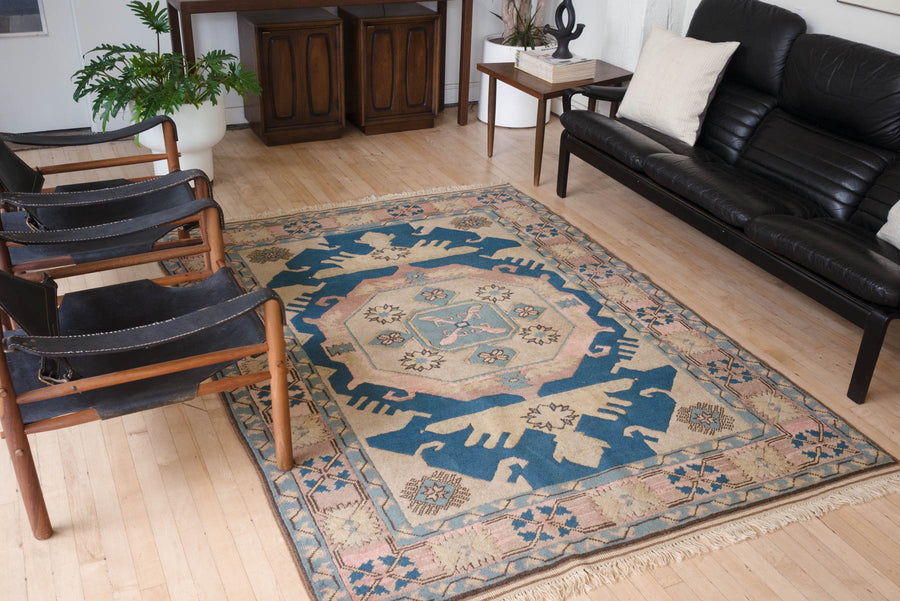 5.5x8 Turkish Shiravan Rug | DILAVER