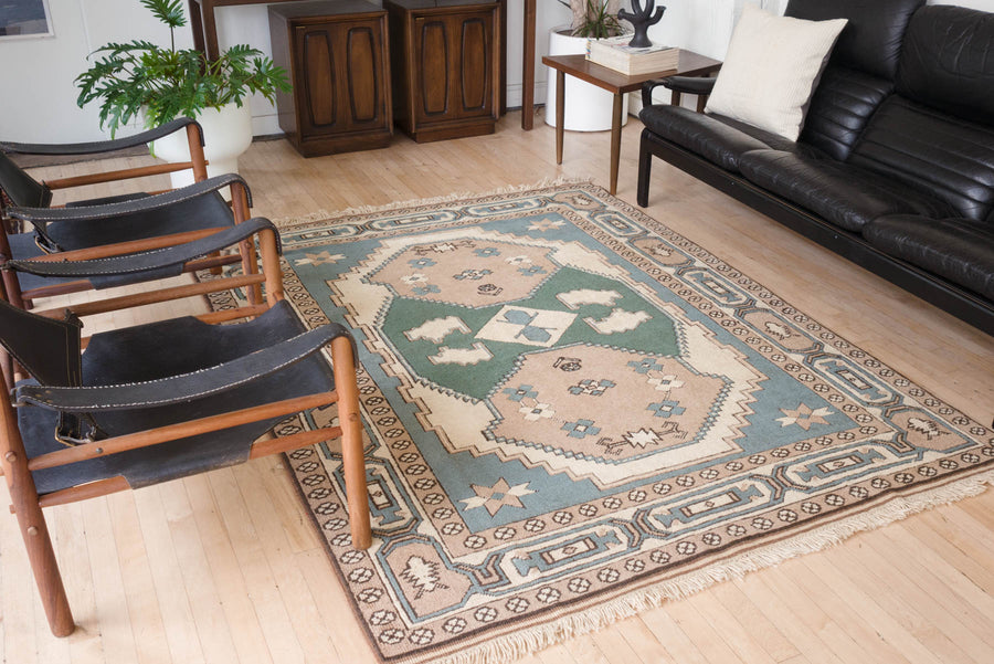 6x8 Turkish Shiravan Rug | CEYDA
