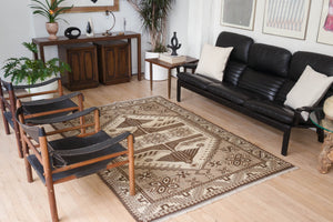 5x8 Turkish Ushak Rug | CIVAN